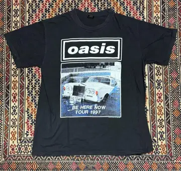 빈티지 oasis T셔츠 90년대 00년대 USA 제작 1997 투어