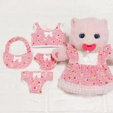 안아줘요 네룬 딸기 체크 럭셔리 5 세트