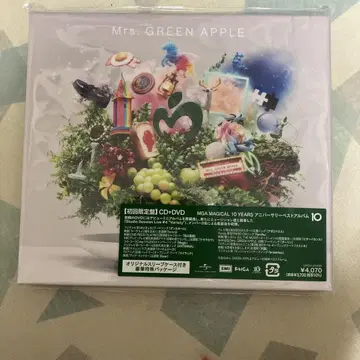 Mrs. GREEN APPLE 10 초회 한정판 CD+DVD