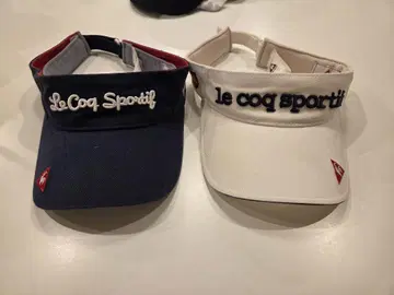 Le Coq Sportif 바이저 2색 세트 단품 구매 가능