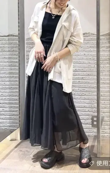 JEANASIS 린넨 포켓 오버 셔츠