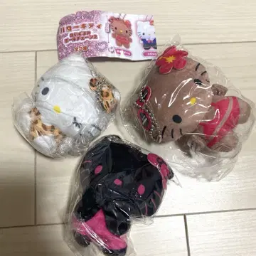산리오 헬로키티 갸루 봉제 인형 볼체인 2 가챠