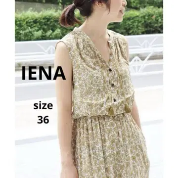 IENA IPEKER 올인원 플라워 프린트 꽃무늬 슬리브리스
