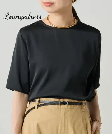 Loungedress 새틴 T 블라우스