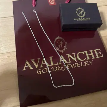 AVALANCHE 실버 체인 목걸이