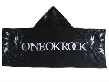 새상품 ONEOKROCK 원오크 후드 부착 판초 타월