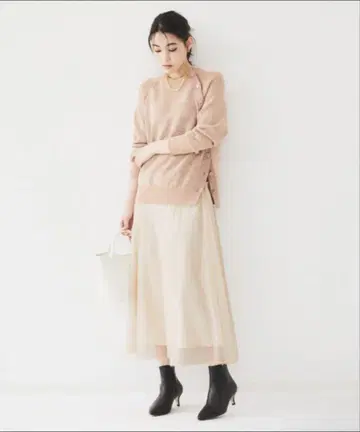 UNTITLED 쉬폰 롱 스커트