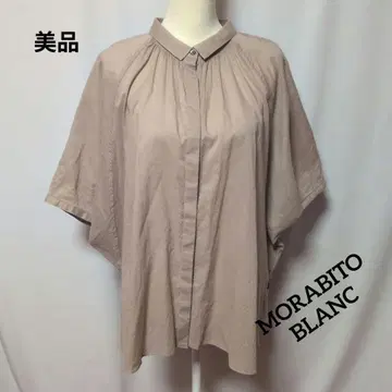 새상품급 MORABITO BLANC(모라비토 블랑) 코튼 블라우스