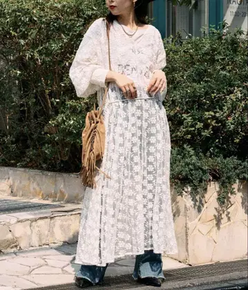 CIAOPANIC TYPY 레이스 롱 원피스