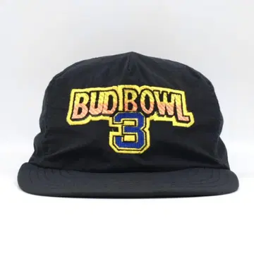 90년대 미국제 빈티지 BUD BOWL 자수 캡 버드와이저 구제 의류