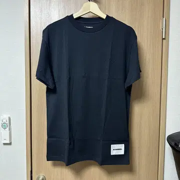 질 샌더 팩 T 블랙 네이비