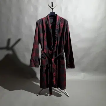 MINEDENIM DISTORTION GOWN COAT 2 RED