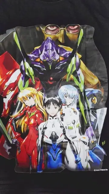 EVANGELION 에반게리온 아야나미 레이 아스카 랑그레이 신지 티셔츠