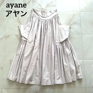ayane 아얀 변형 개더 스커트 베이지 38 사이즈