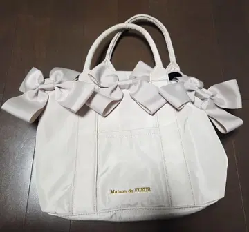 Maison de FLEUR 미니 토트백 핑크