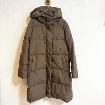새상품급 무인양품 호주 다운 페더 S 올리브 브라운 경량