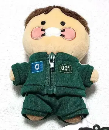 넷플릭스 오징어 게임 카카오 프렌즈 한국 한정 플레이어 001번