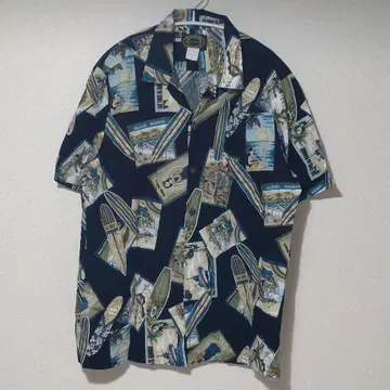 HAWAIIAN RESERVE COLLECTION 알로하 셔츠 M 남성용