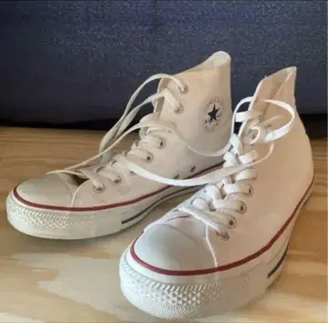 CONVERSE 하이컷 신발 화이트