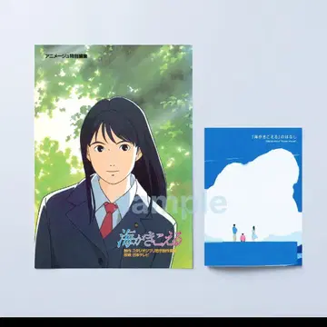 바다가 들린다 복각 영화 극장 한정 상영 기념 ZINE 팜플렛 세트