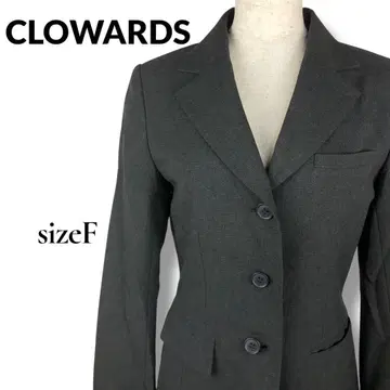 CLOWARDS 다크 그레이 수트 셋업 자켓 스커트 F