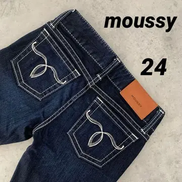 시착만 한 상품 moussy 마우지 파우더 스키니 데님 24