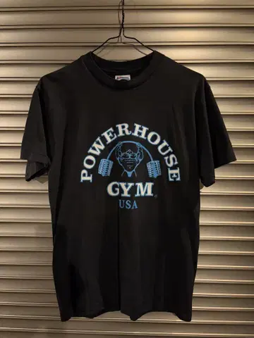 90s POWERHOUSE GYM Hanes 빈티지 USA제