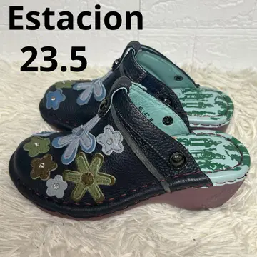 [새상품급] Estacion 에스타시온 패치워크 사보풍 샌들 23.5