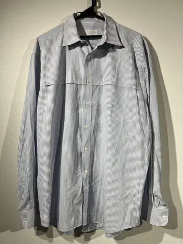 Canali 셔츠 블루 스트라이프