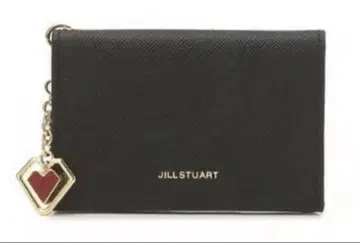 새상품 JILL STUART 블랙 카드 케이스 하트 참