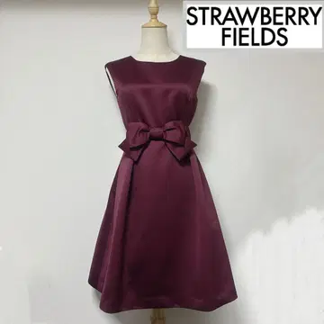 스트로베리 필드 프린세스 라인 원피스 보르도