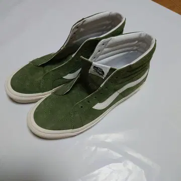 VANS 스케이트 하이 밀리터리 그린 27.0