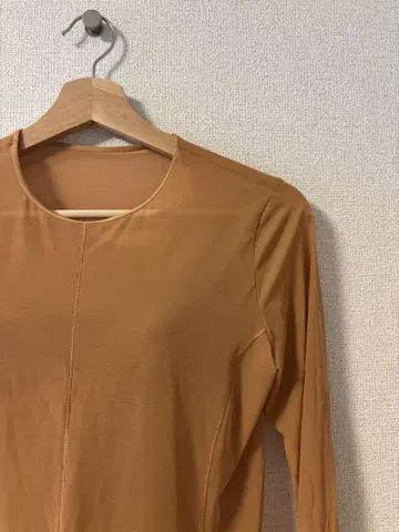 [이너 포함 세트 판매] 유니클로 시스루 T 오렌지