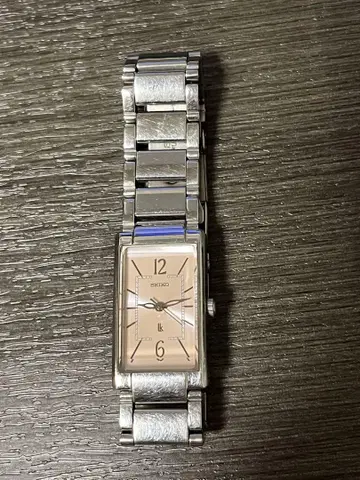SEIKO 아날로그 시계 실버 작동품