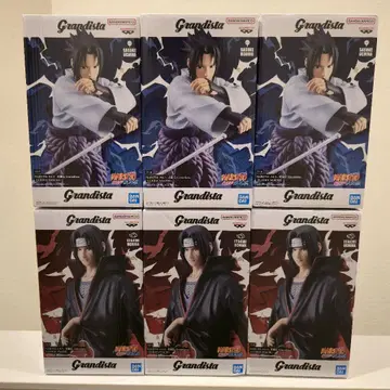 NARUTO Grandista 사스케 이타치 피규어 6개 세트