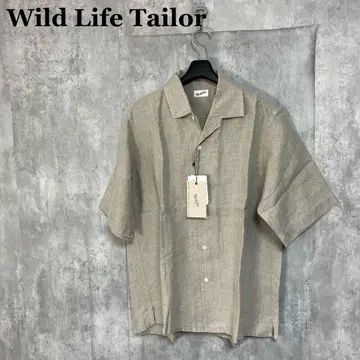 새상품 Wild Life Tailor HEMP 반팔 셔츠 L