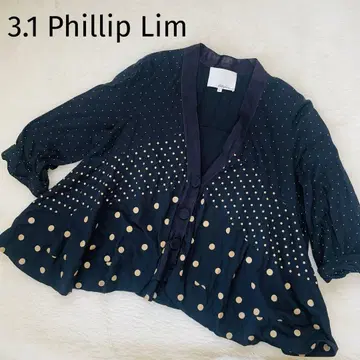 3.1 Phillip Lim 필립 림 가디건 도트 블랙 L