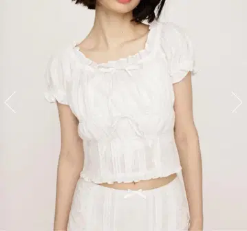 COTTON LACE 상의 택 포함 새상품