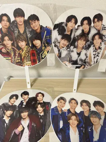 SixTONES 단체 부채 4개 세트 2020-2024
