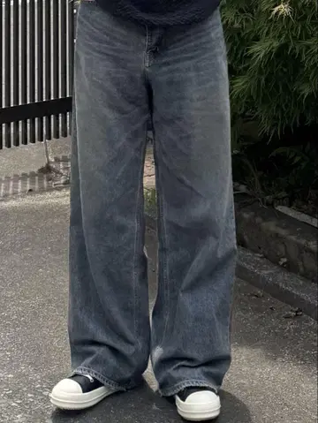 DAIRIKU Wide Vintage Denim Pants 31 파랑