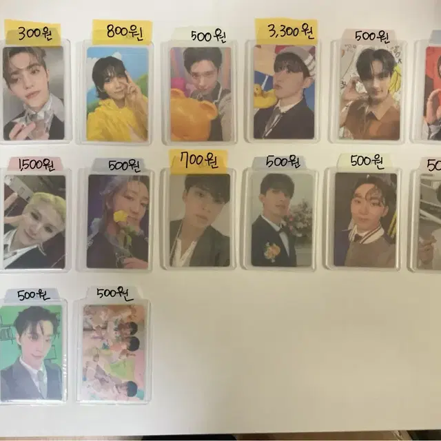 세븐틴 포토카드