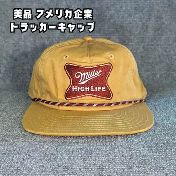 새상품급 Miller 트래커 캡 베이지 코튼 아메카지 미국