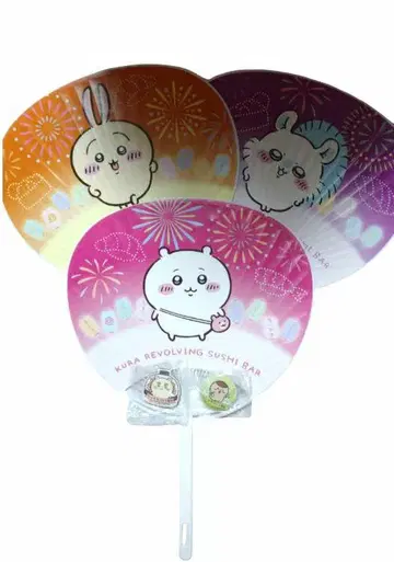 치이카와 쿠라스시 5종 세트 부채와 마그넷, 캔 배치