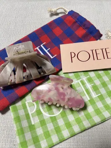 POTETE 포테테 헤어 클립 2개 세트