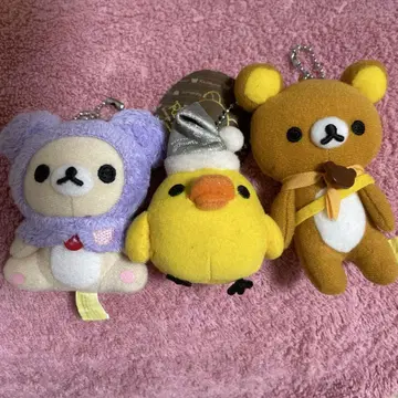 리락쿠마 코리락쿠마 키이로이토리 마스코트 봉제 인형