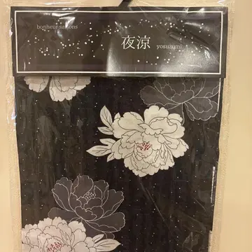 꽃무늬 유카타 블랙