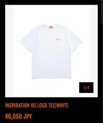 Inspiration LEX 자수 로고 티셔츠 화이트 M