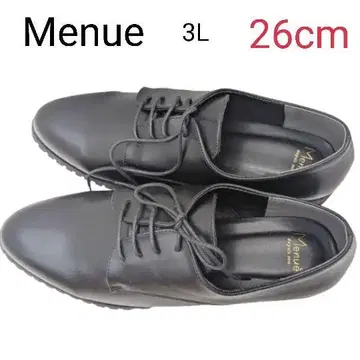 [컨디션 최상] Menue 레이스업 슈즈 3L 26cm 남성용으로도 가능