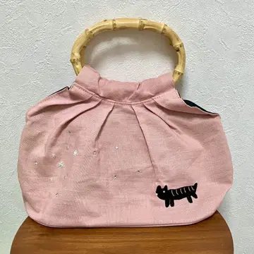 TSUMORI CHISATO 츠모리치사토 대나무 핸들 기모노 가방