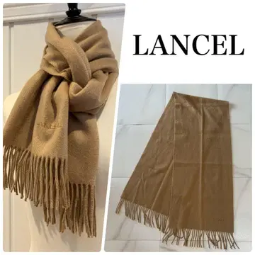 새상품급 란셀 스톨 머플러 카멜 가을/겨울